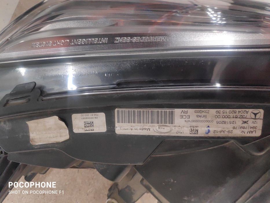 Ляв фар Mercedes GLK - facelift X204 2013г.