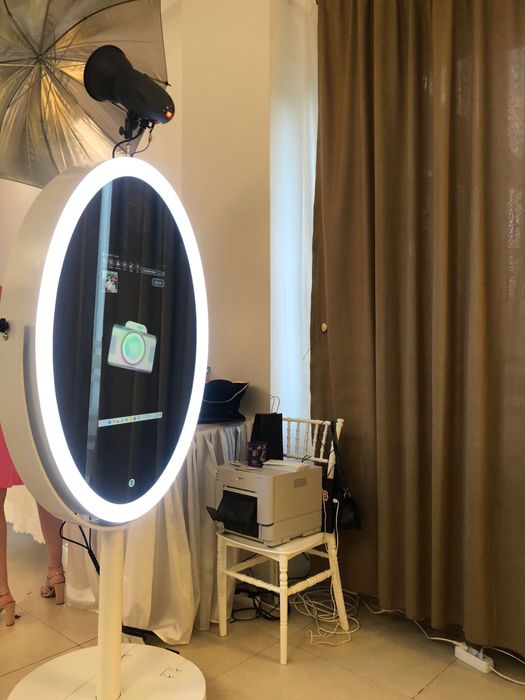 Cabina foto tip oglinda Magic Mirror Pro Touch Oval