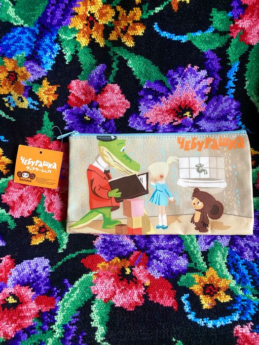 Чебурашка кошелек на молнии