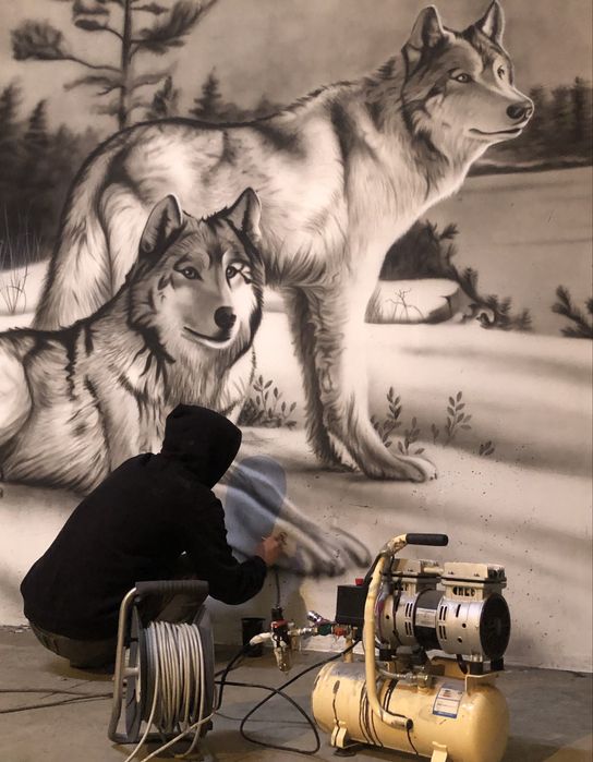 Роспись стен, Сурет салу, брендинг