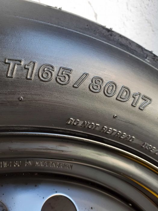 Roata rezerva SLIM cric TOYOTA RAV4, Corolla Cross, LEXUS NX, RX,   165/80 R17