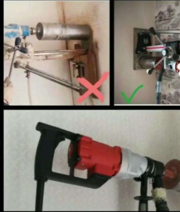 Алмазное сверление сухое и мокрое