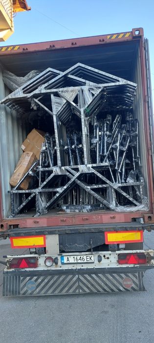 Беседка от метал и дърво