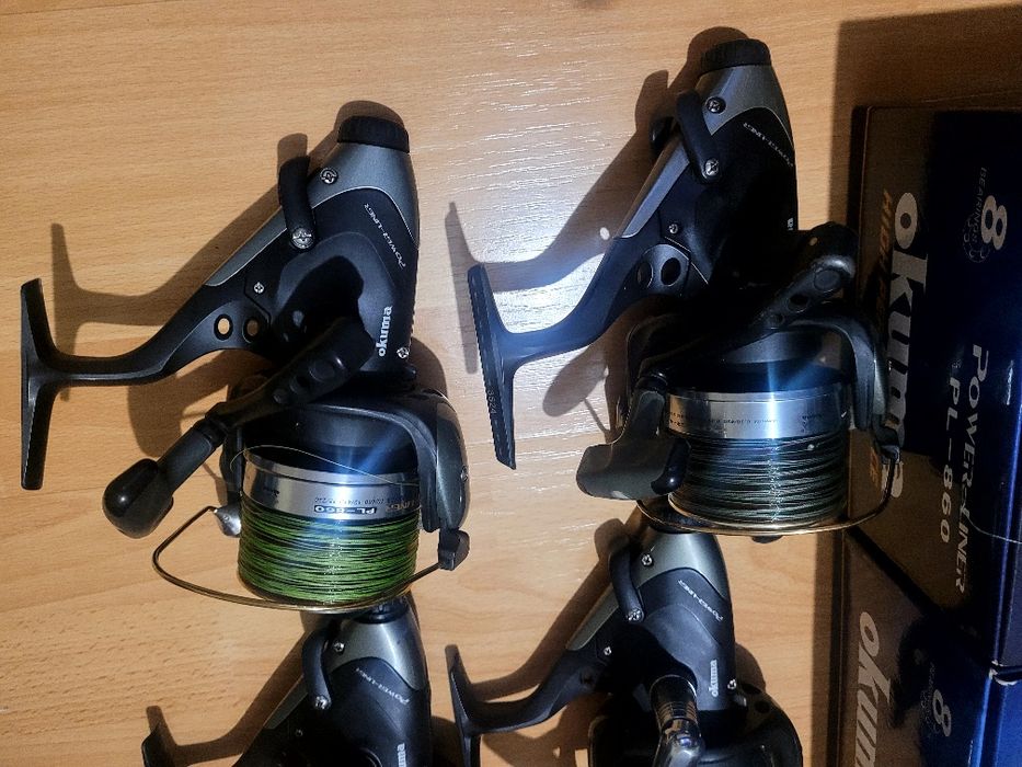 Vand 2 Mulinete Okuma Power-liner 860. 2buc- 500