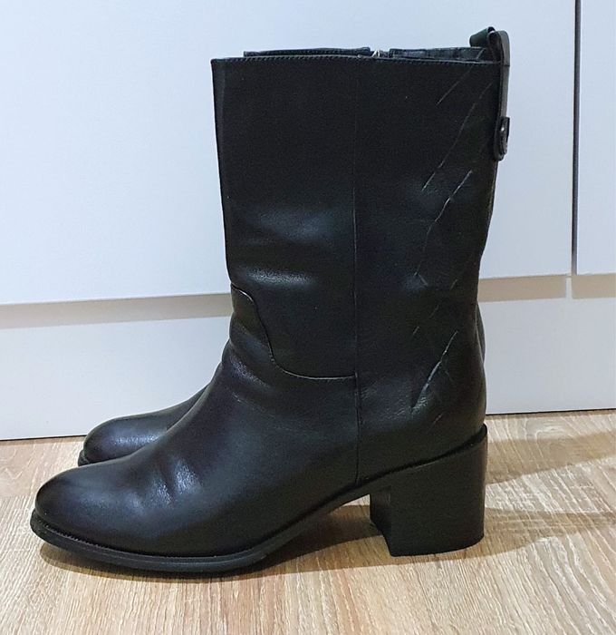 Полуботинки  кожаные