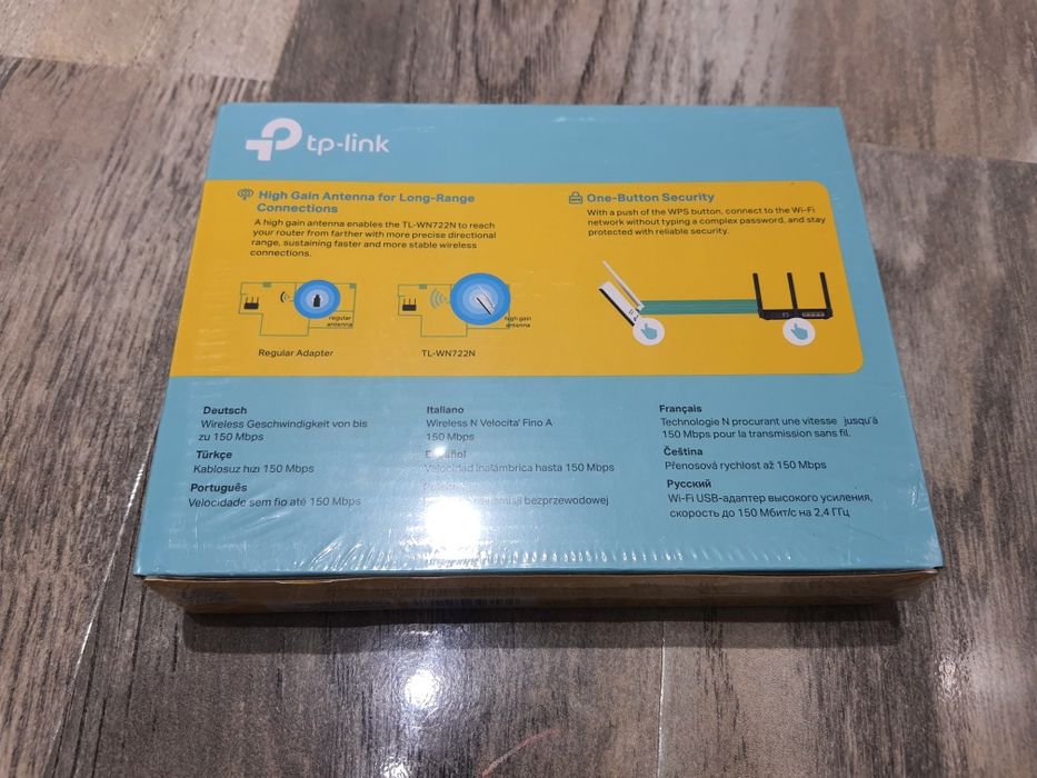 Adaptor wireless tp link USB wifi wn722n 150mbps