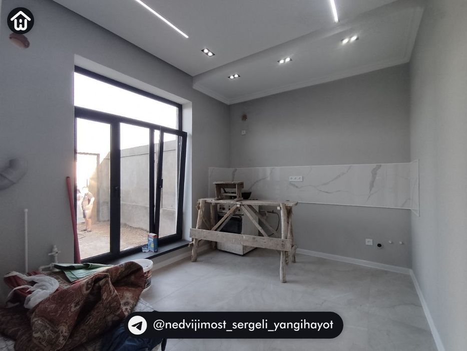 Участок Сергели Чартак 1,7 сот 6 ком подвал 5#7 3 санузла вдоль до