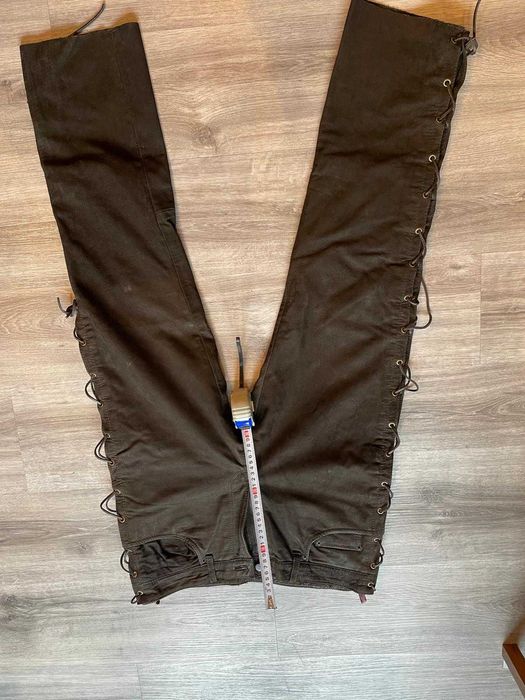 Pantaloni piele maro hand made Germania