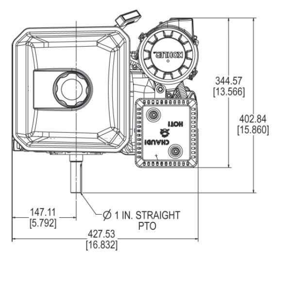 Четиритактов професионален мотор KOHLER Command PRO 9.5 hp