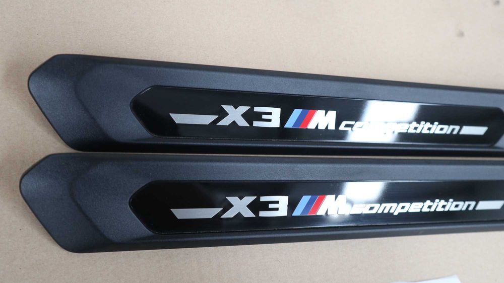 Предни лайсни за праг БМВ Х3 Г01, Х3М Ф97 | Х3М КОМПЕТИШЪН | BMW X3 G01, X3M F97 | X3M COMPETITION 8077612