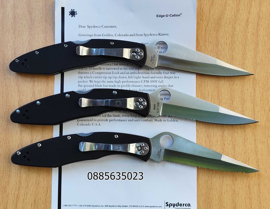 Сгъваем нож Spyderco Police 4