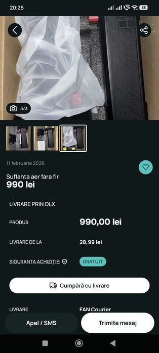 Suflantă Pistol aer Turbo fan (cel mai puternic)