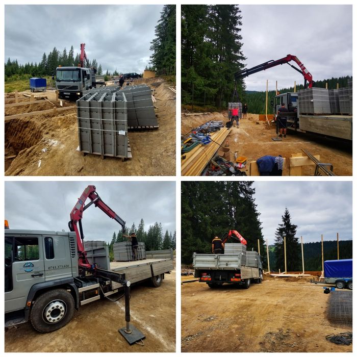 #Transport #Camion cu macara #Camion basculant