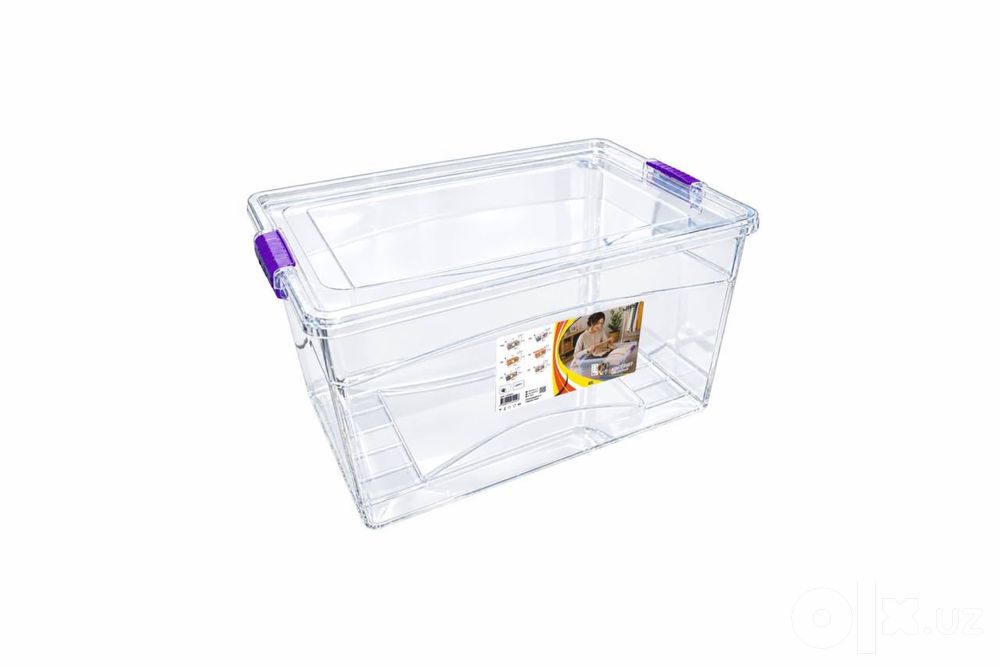 Plastmassa shaffof konteynerlar
