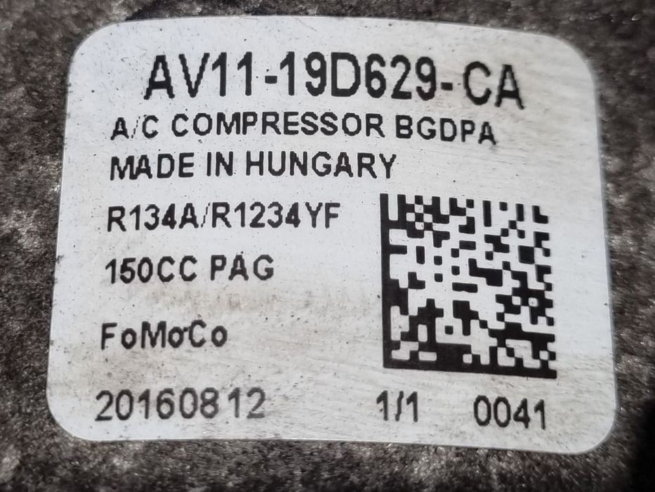 Compresor clima Ford EcoSport II 1.5 TI - VCT 2013 - 2017 110CP UEJB UEJE (1342) Benzina ...