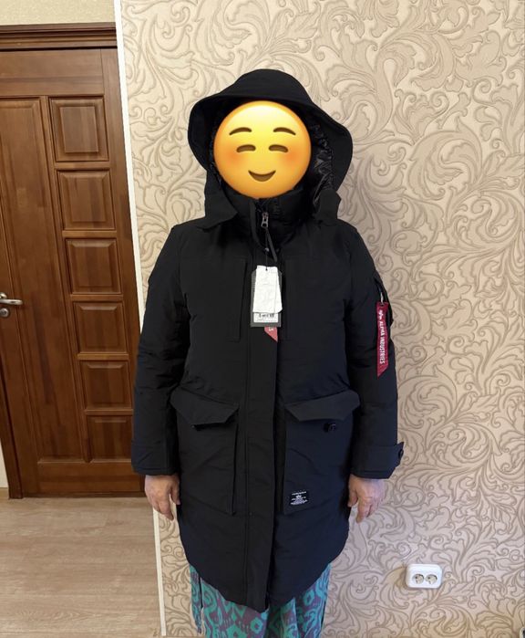 Alpha industries зимний пуховик