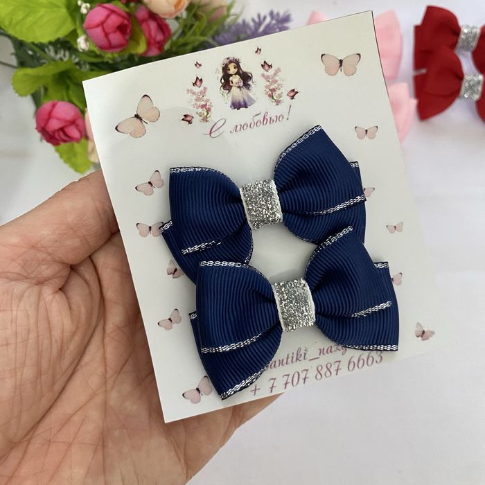 Бантики для девочек с раскраской, подарки