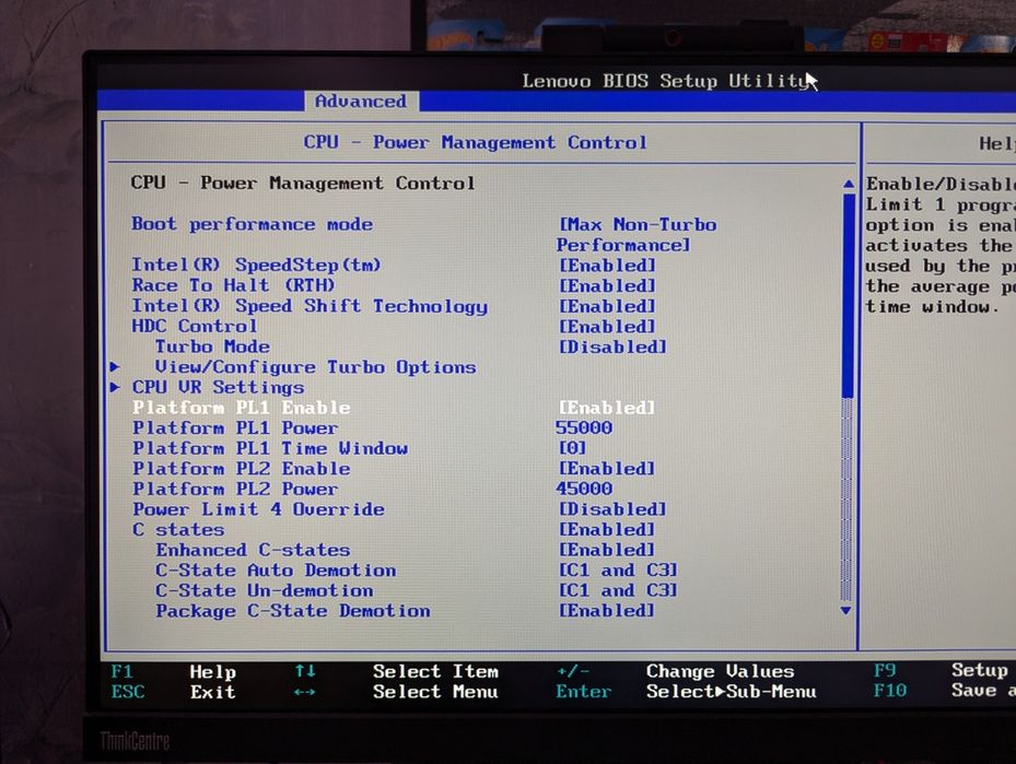 Lenovo Thinkcentre Tiny M910x cu BIOS mod, i7-7700, 8GB RAM, AMD RX6400, 256GB SSD + Monitor ThinkVision TIO 24"