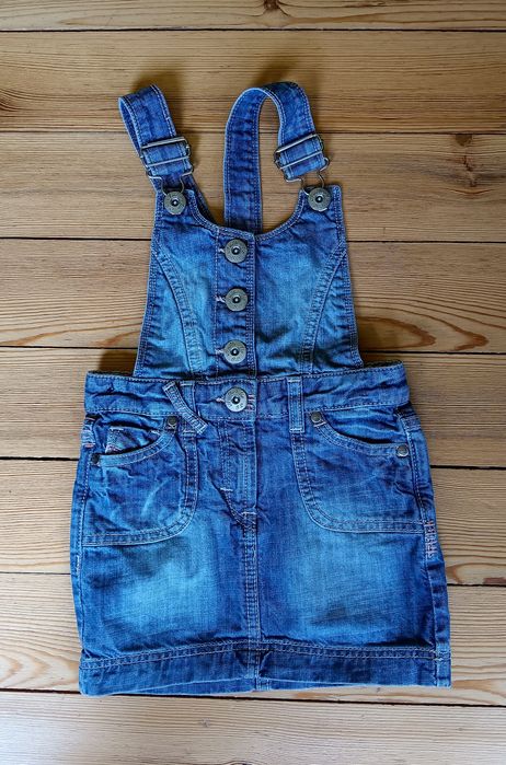 Дънков сукман от Next и др. дрешки р-р 4-5г./110см.