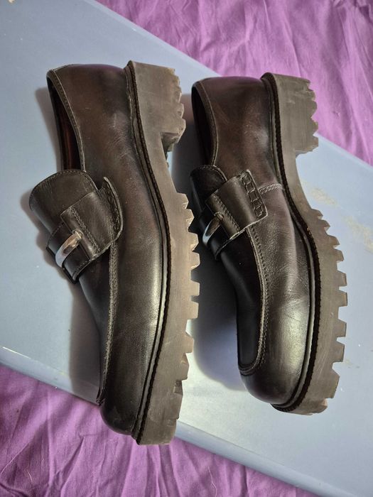 Pantofi barbatesti, piele naturala, 46, supercalitate, purtati o data