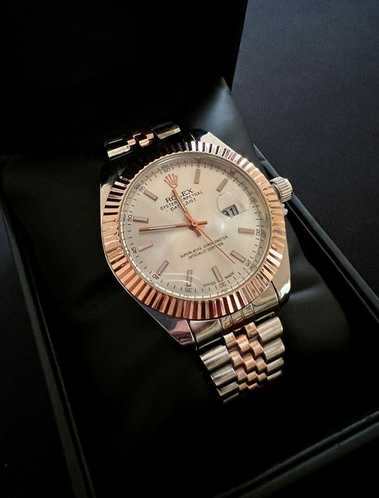 Rolex Date just.Rose gold -oyster perpetual