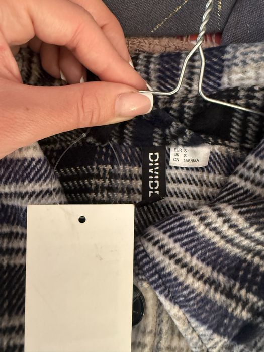 Чисто НОВО яке Bershka, Палто с 40% вълна, Нова дебела връхна риза H&M