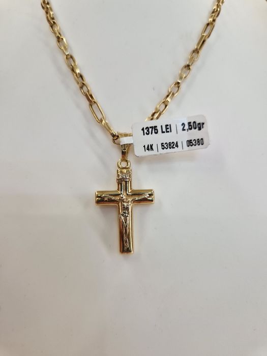Cruce Aur 14k 2.50gr Garantie! #53624