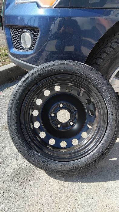 Чисто нова резервна гума с джанта патерица 125/70/16