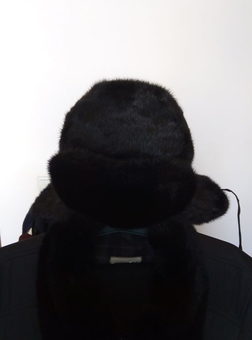 Шапка норковая ушанка