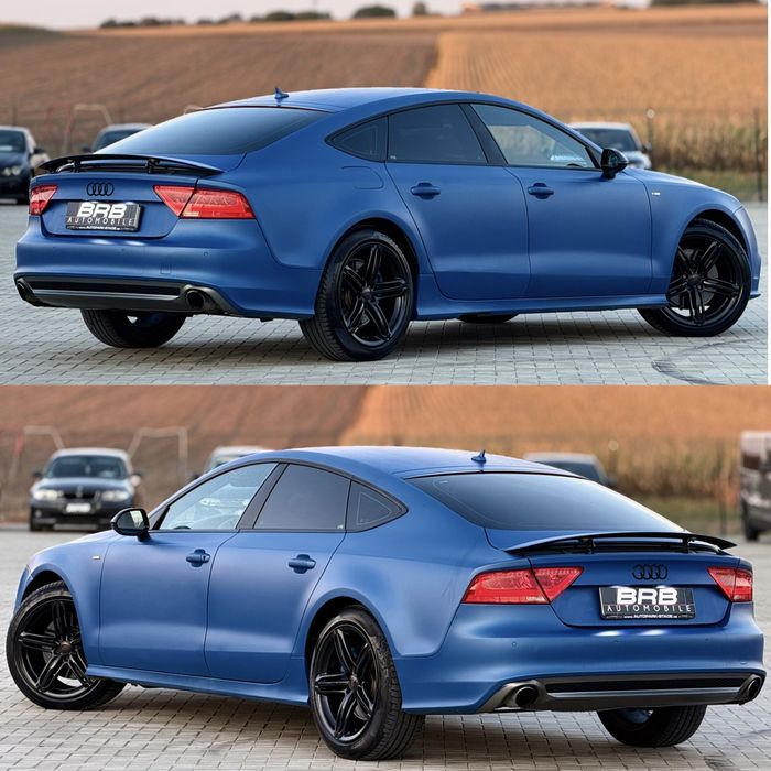• Audi A7 2012 3.0 Quattro 300 cp / S-line / Evacuare inox cu clapetă / Parc Auto • RATE • Garanție •