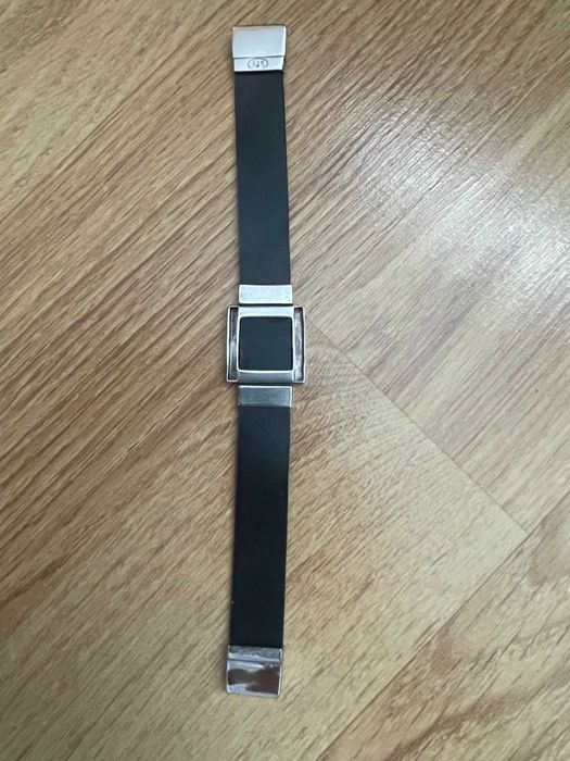 Bratara Argint + Silicon  Bvlgari (Bulgari) 21 cm