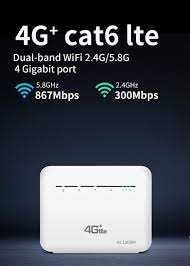4G+ Unlock Dual Band Cat 6 Wireless Router Wifi CPE Gigabyte 1200Mbps