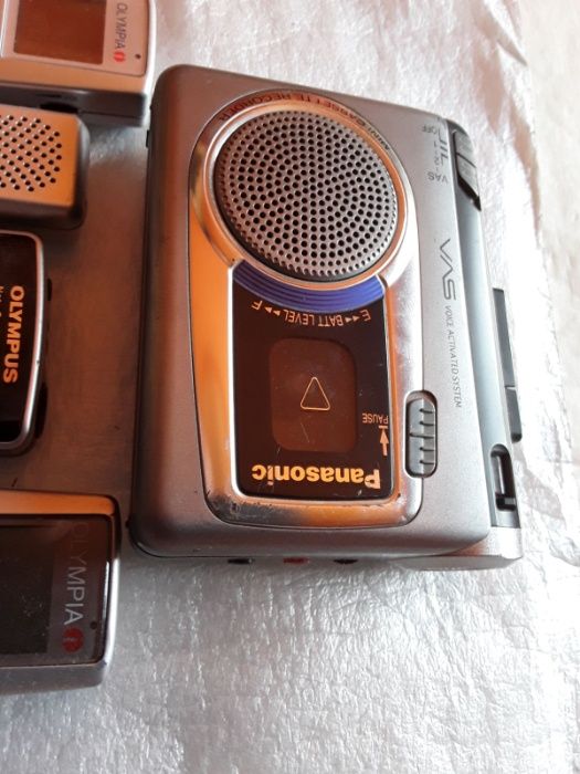 5 броя оригинални журналистически магнетофони-за части