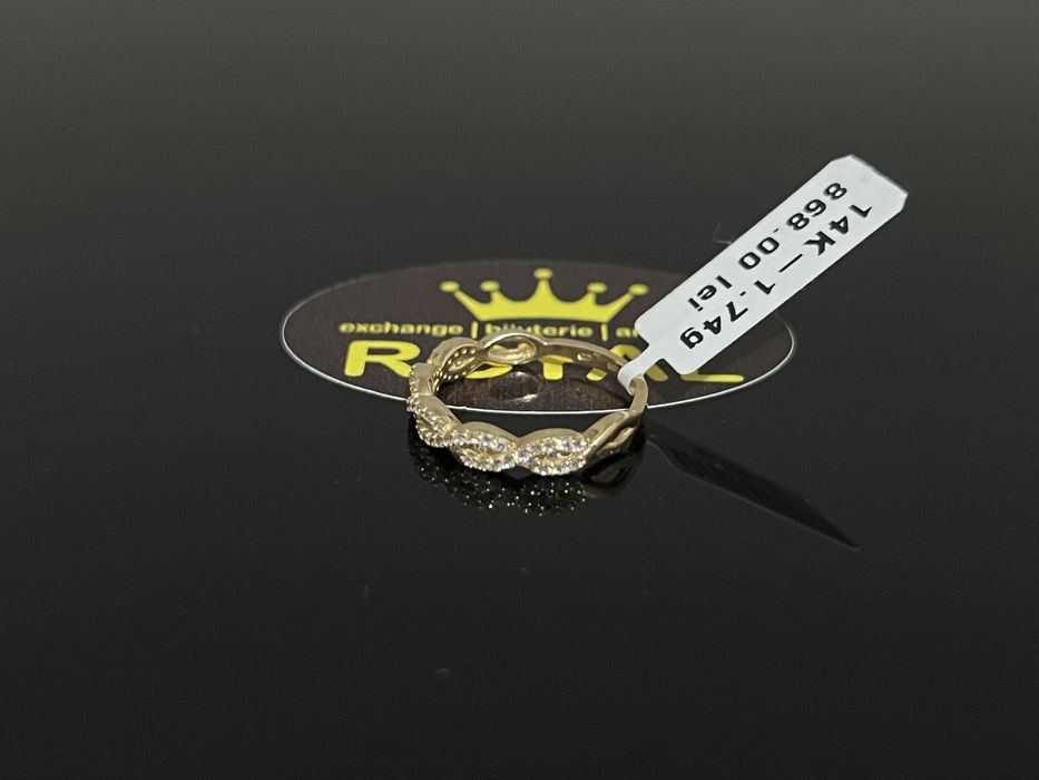 Bijuteria Royal CB : Inel dama aur nou 14k 1,74gr