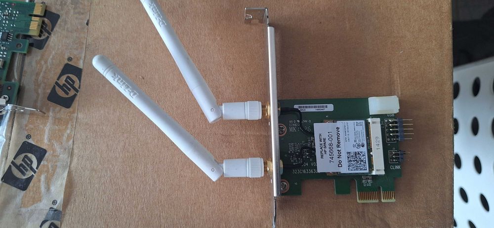 Placa adaptor WiFi + BLuetooth Pci-e 802.11bgn, 2 antene