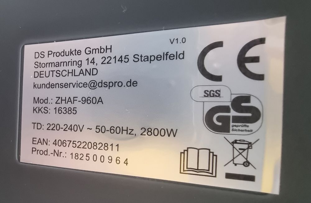Двоен Ейрфраер Gourmetmaxx 2800w