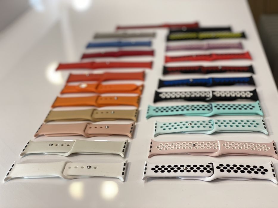 Bratari Silicon pt apple iwatch toate modelel 4/5/6 38-40 mm 42-44 mm