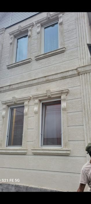 ! Жидкий травертин ( работа + материал)