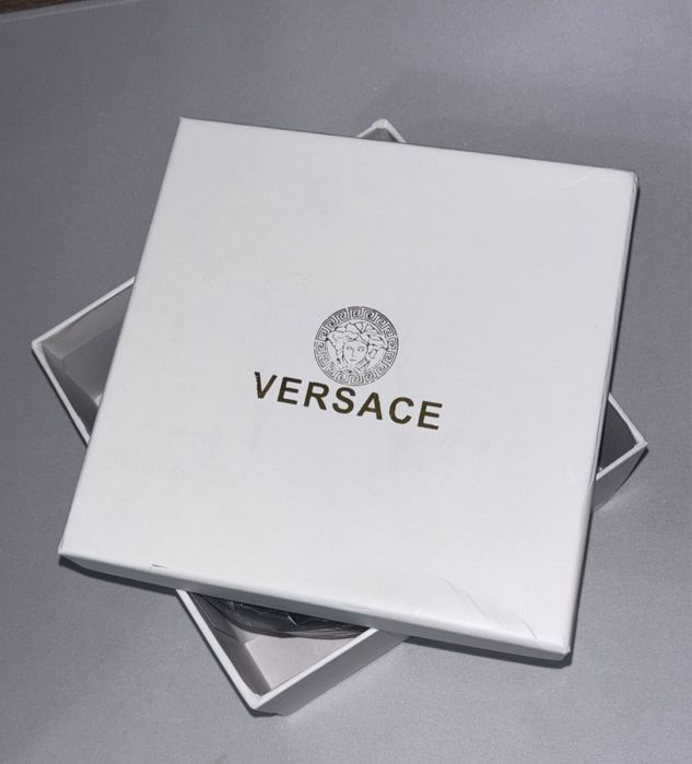 Ремень Versace черного цвета