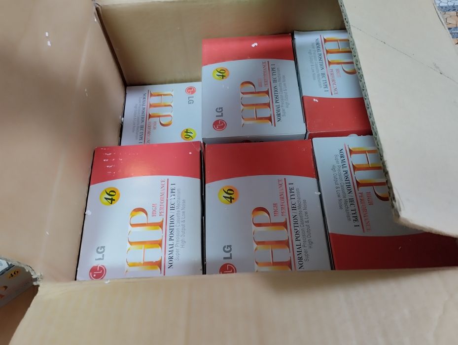 Аудио касеты LG новые