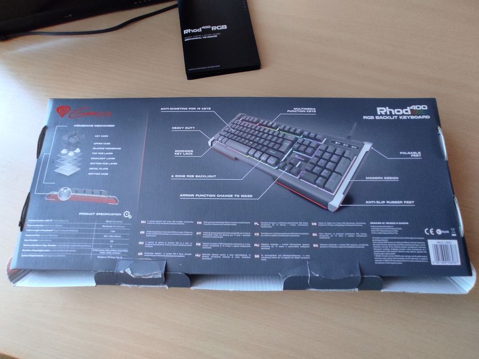 Геймърска клавиатура Genesis Rhod 400 RGB