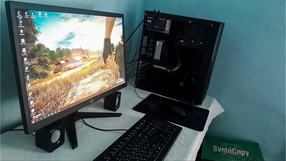 i3 10100, gtx 750ti 4gb, 24" monitor - umumiy 1 oy ishlatilgan, ideal