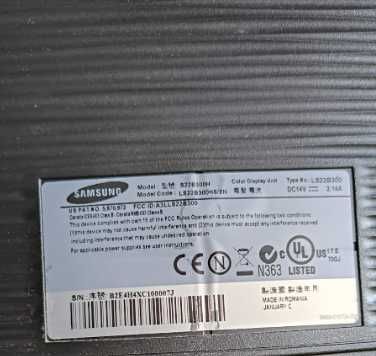 Vand monitor Samsung 22" FHD S22B300H