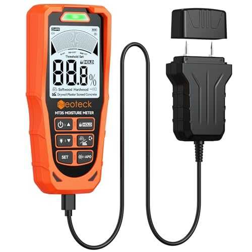 Нов Дигитален влагомер Neoteck, 6 режима, аларма, за дърво и бетон дом