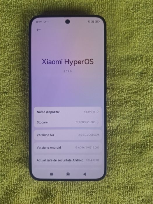 Vând/Schimb Xiaomi 15 5g Black ca Nou Garanție Liber