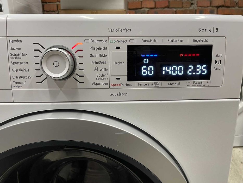 Пералня Bosch 8 Serie VarioPerfect A+++ 8кг 6 месеца гаранция