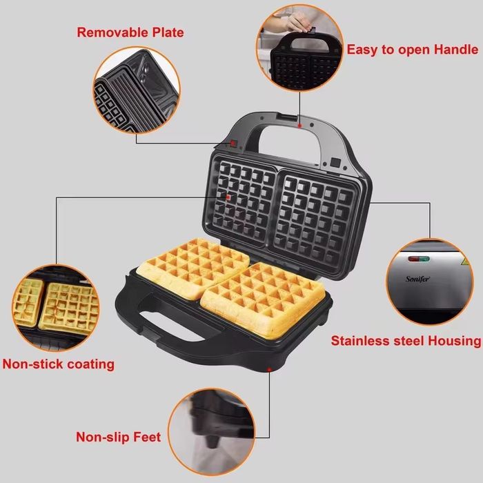 Доставка! Вафельница 3 в 1Sonifer SF-6056