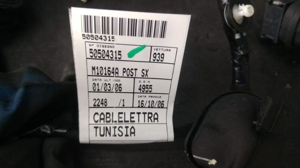 Instalatie electrica usa stanga spate alfa romeo 159 50504315