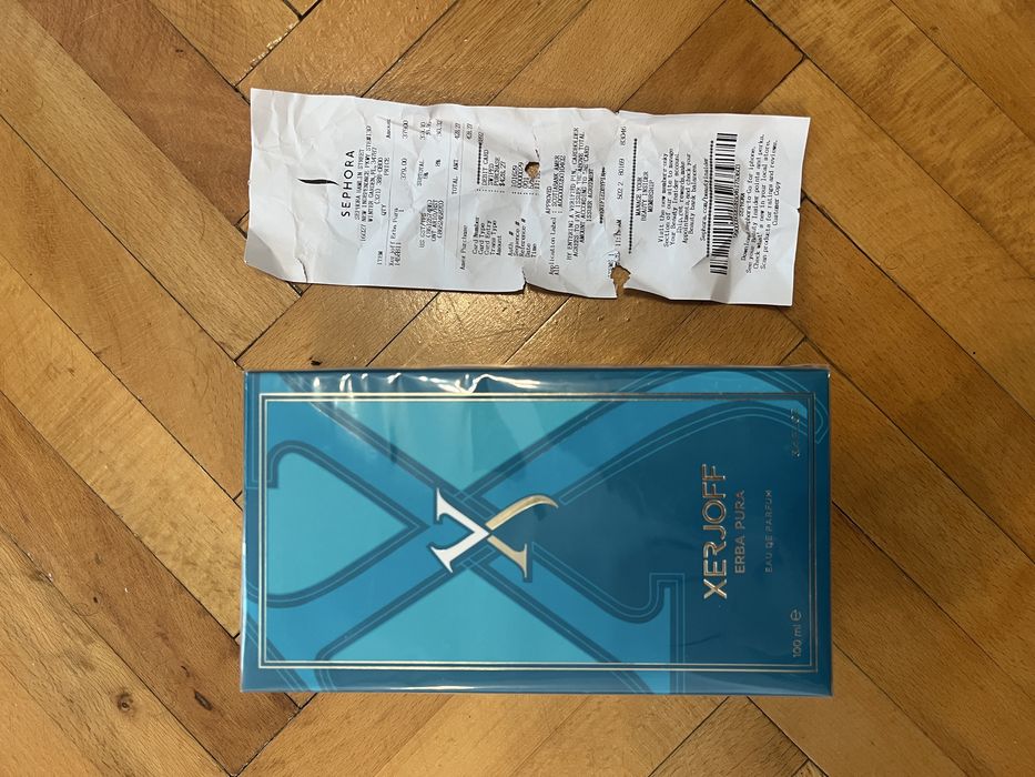 Parfum Xerjoff Erba Pura 100 ml original cu bon Sephora SIGILAT IL DAU URGENT
