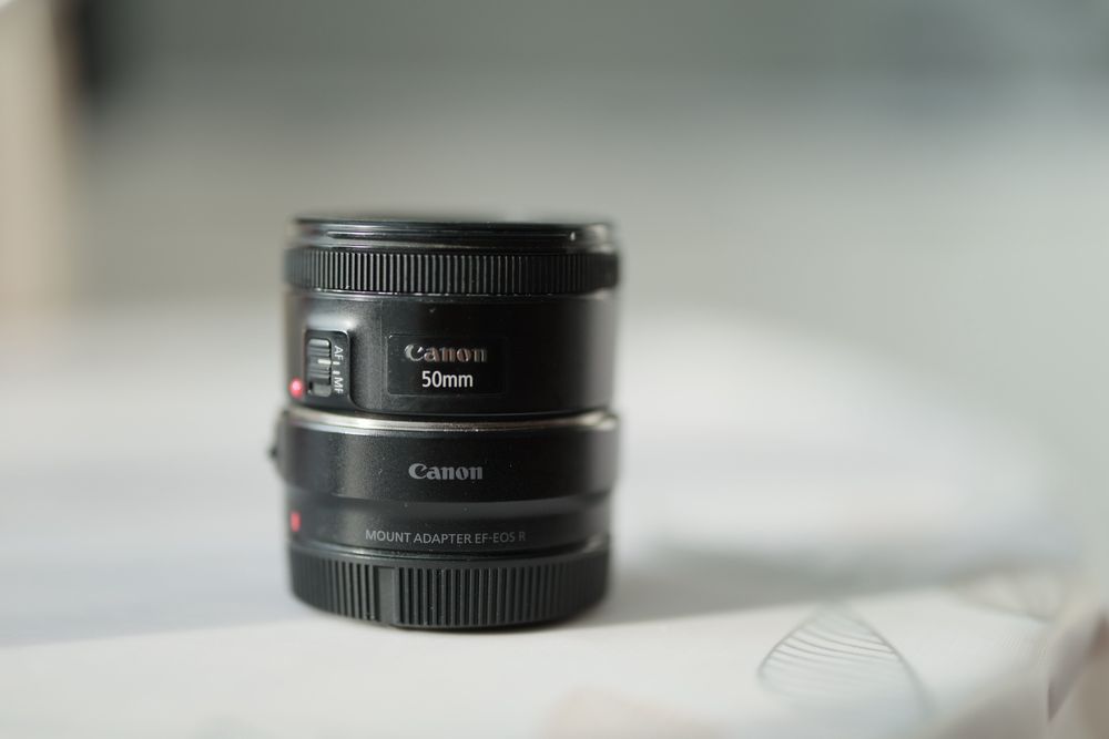 Canon rf 24-105 f4 canon ef 50 adapter ef eos r